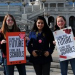 "Fall Back in Love with Public Education" rally