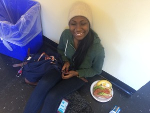 "We eat lots of gross southern food like chitlins; my whole family is from the south." -Junior Stephanie Dyson