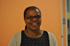 Ms. Martin during a quiet moment at SLA. Photo by Sara Frunzi.